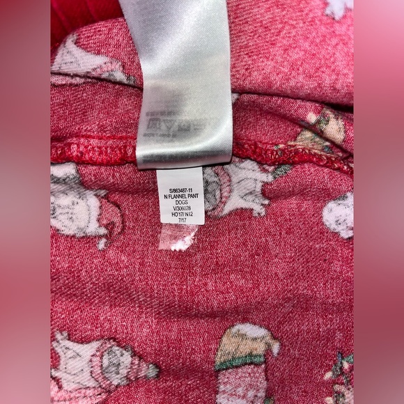 Old Navy Holiday Dog Flannel Cotton Pajama Pants Size M Medium - Picture 4 of 13